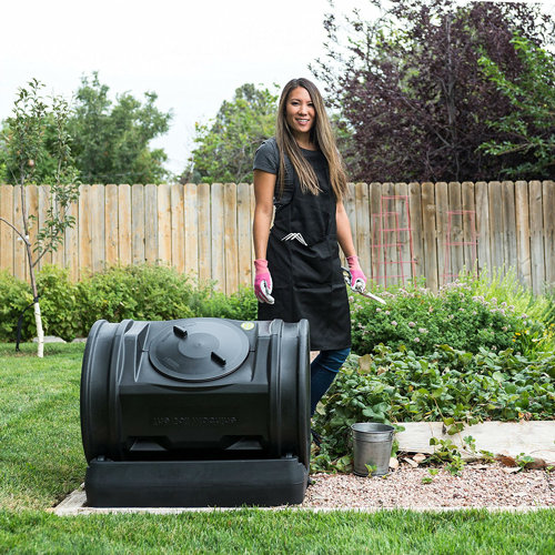 F4 52 Gal. Plastic Outdoor Tumbler Composter Wayfair